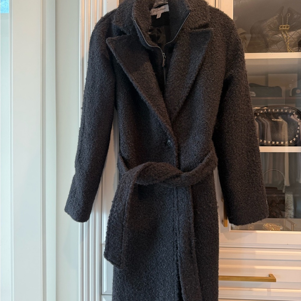 Calvin Klein Black Teddy Jacket